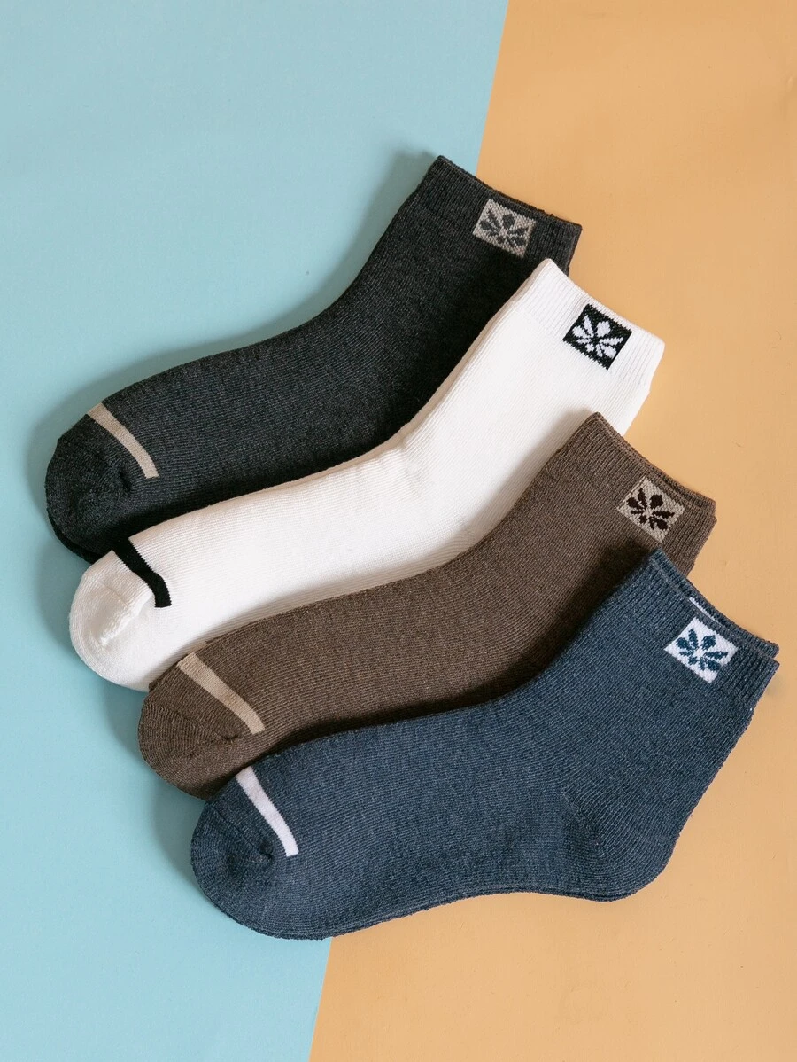 4 pares calcetines con estampado - Multicolor - Ver 1