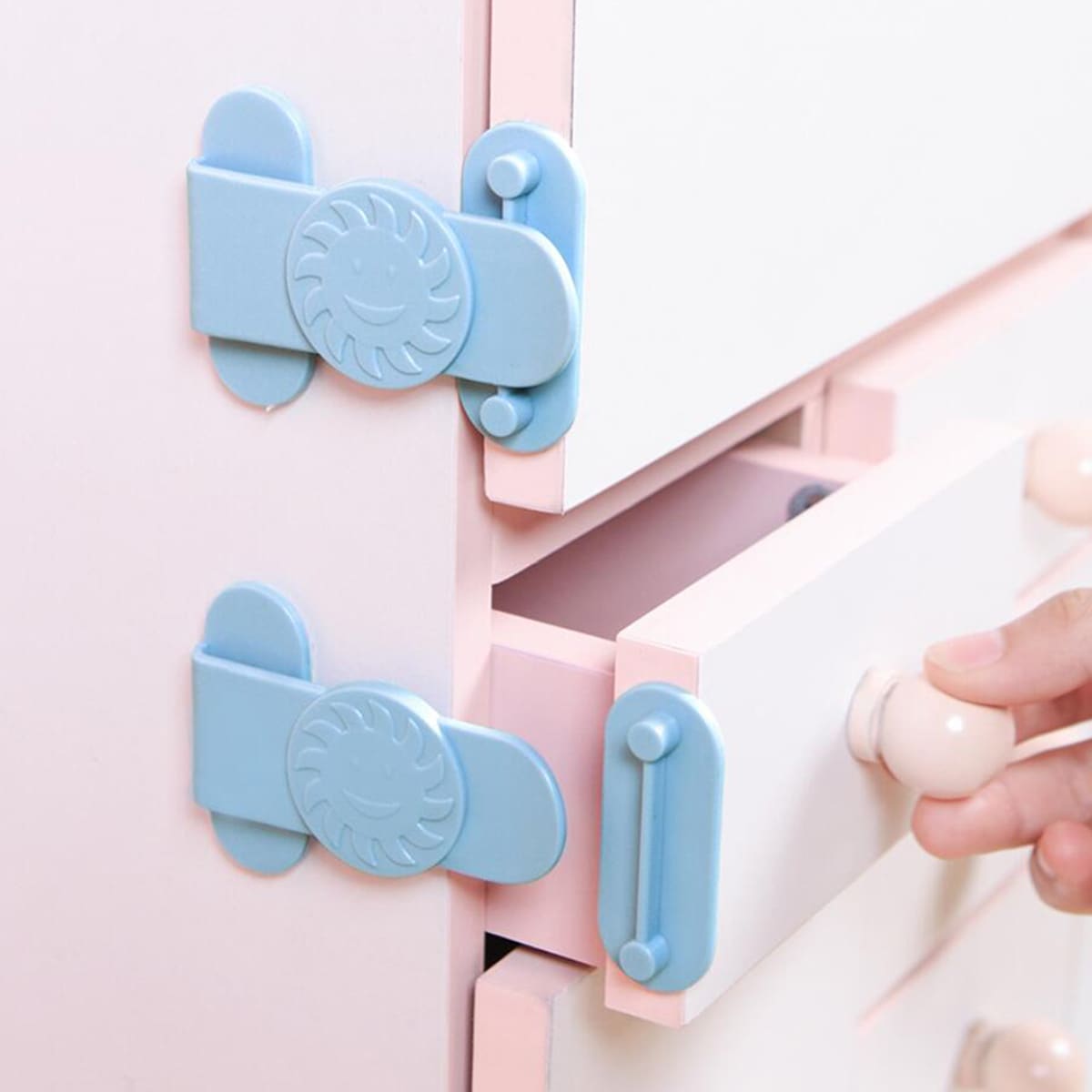 

2pcs Random Baby Safety Lock, Multicolor