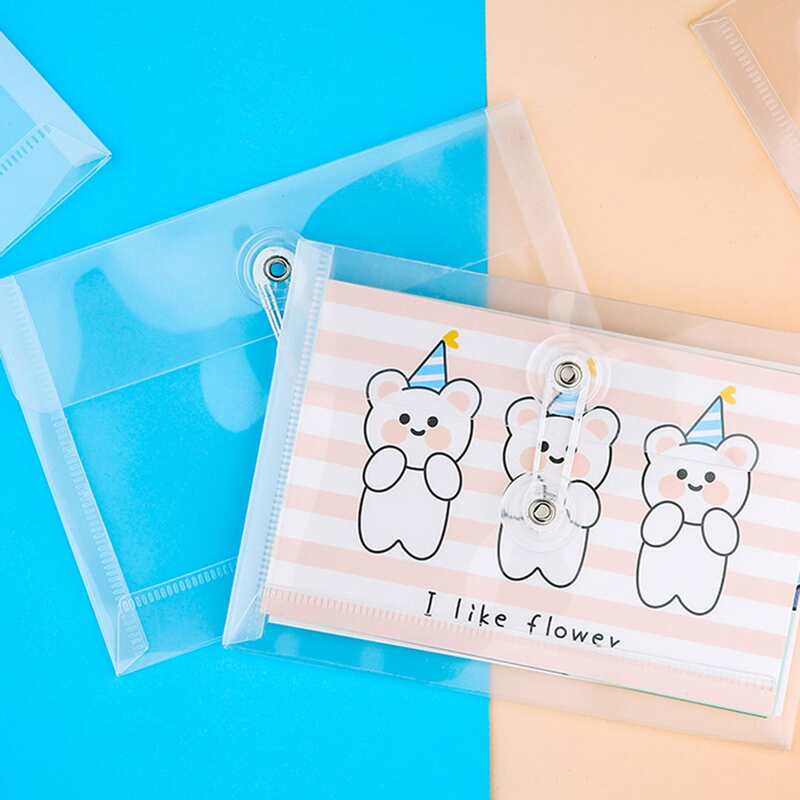 

1pc Clear File Pocket