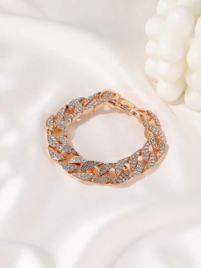 水鑽裝飾鏈條手鐲