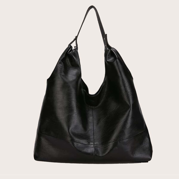 

Large Capacity Hobo Bag, Black