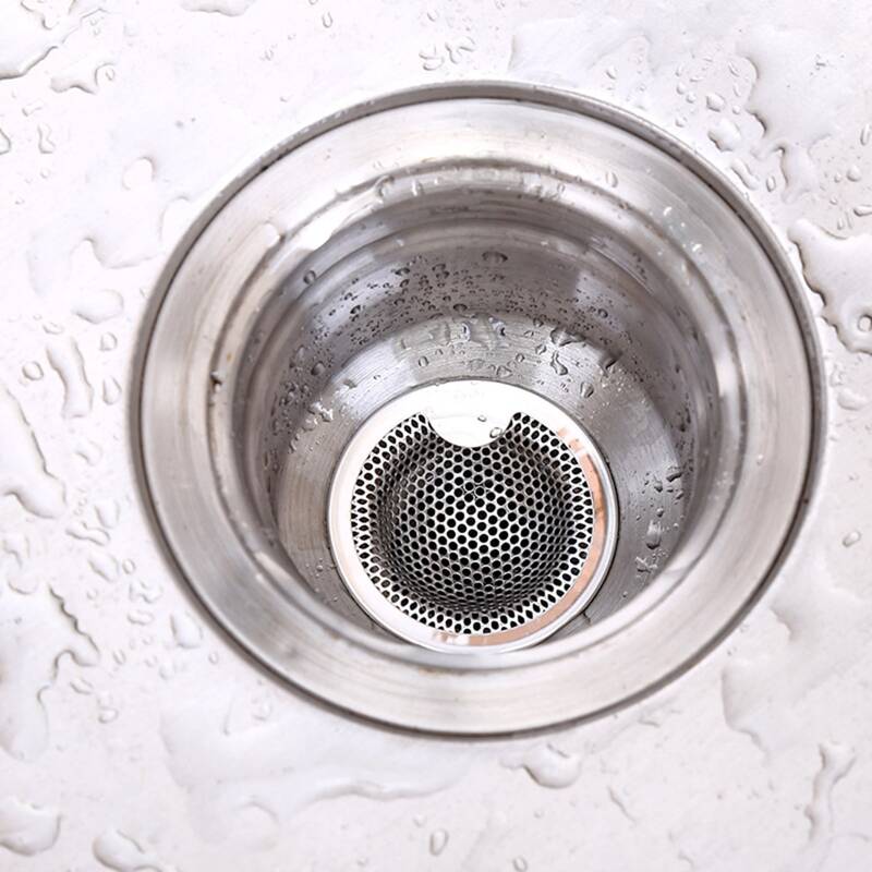 

1pc Stainless Steel Sink Filter, Silver