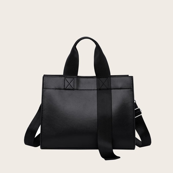 

Minimalist Satchel Bag, Black