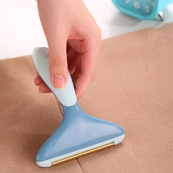 

1pc Clothes Hair Remover With Replacement Head, Blue