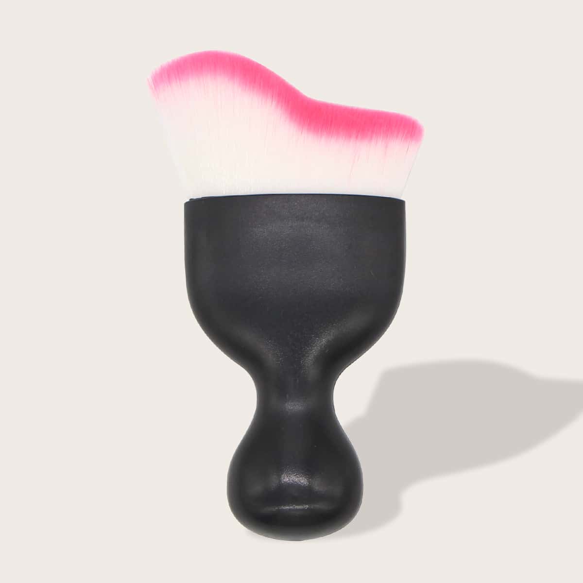 

1pc Foundation Brush With Cover, Multicolor