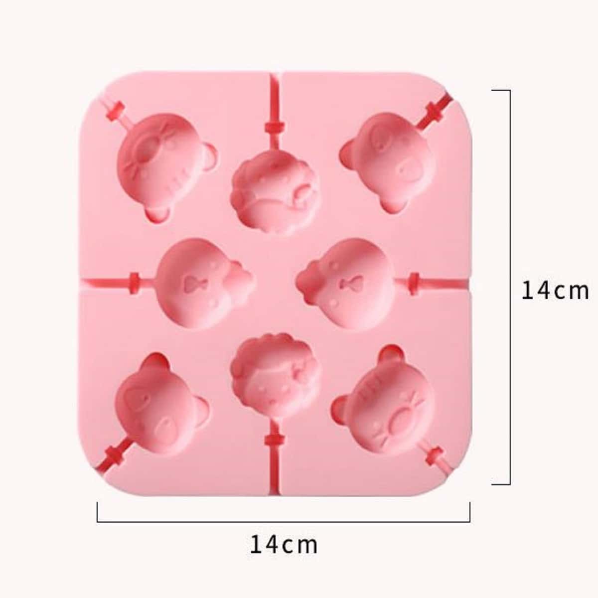 

1pc Random Lollipop Mold, Pink