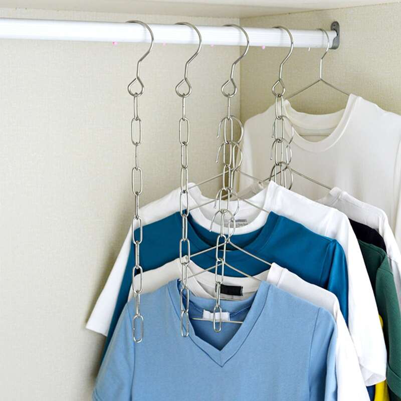 

1pc Stainless Steel Chain Hanger, Silver