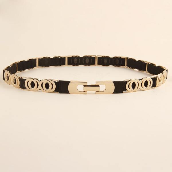 

Hollow Metal Belt, Black