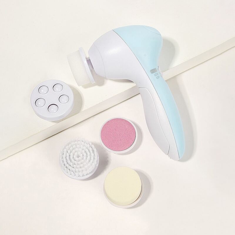 

Multifunction Electronic Facial Cleansing Brush Set 6pack, Multicolor