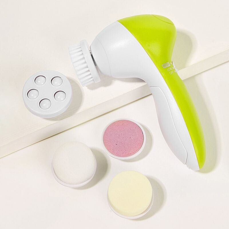 

Multifunction Electronic Facial Cleansing Brush Set 6pack, Multicolor