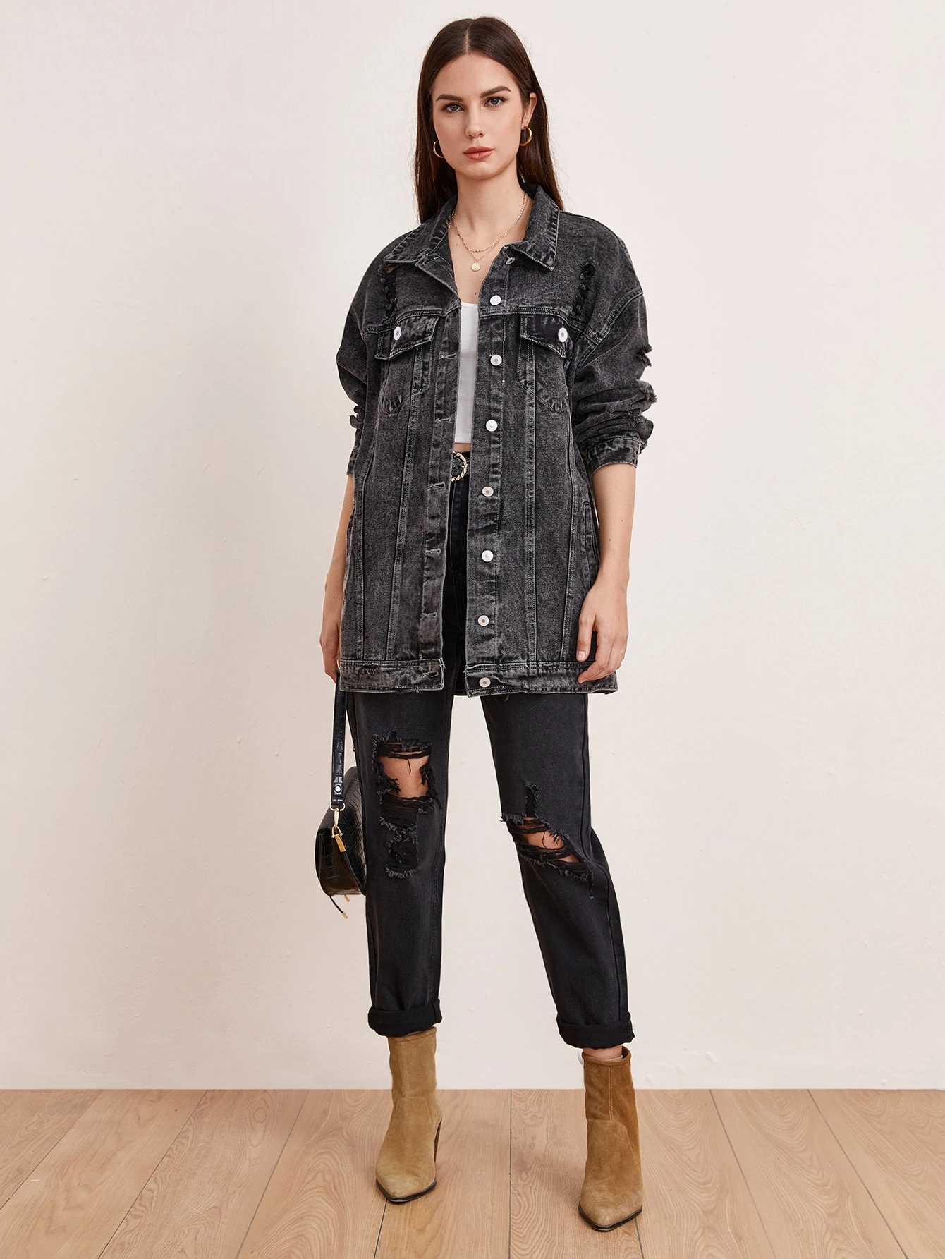 button up denim jacket