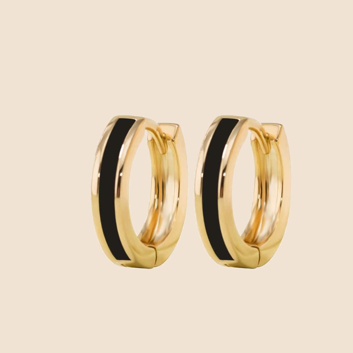 

Simple Metal Hoop Earrings, Gold