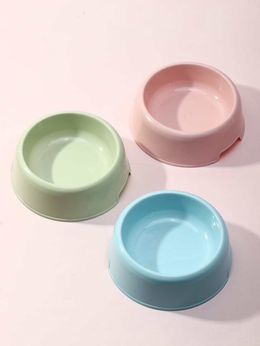 1pc Random Color Cat Bowl - Multicolor - View 1