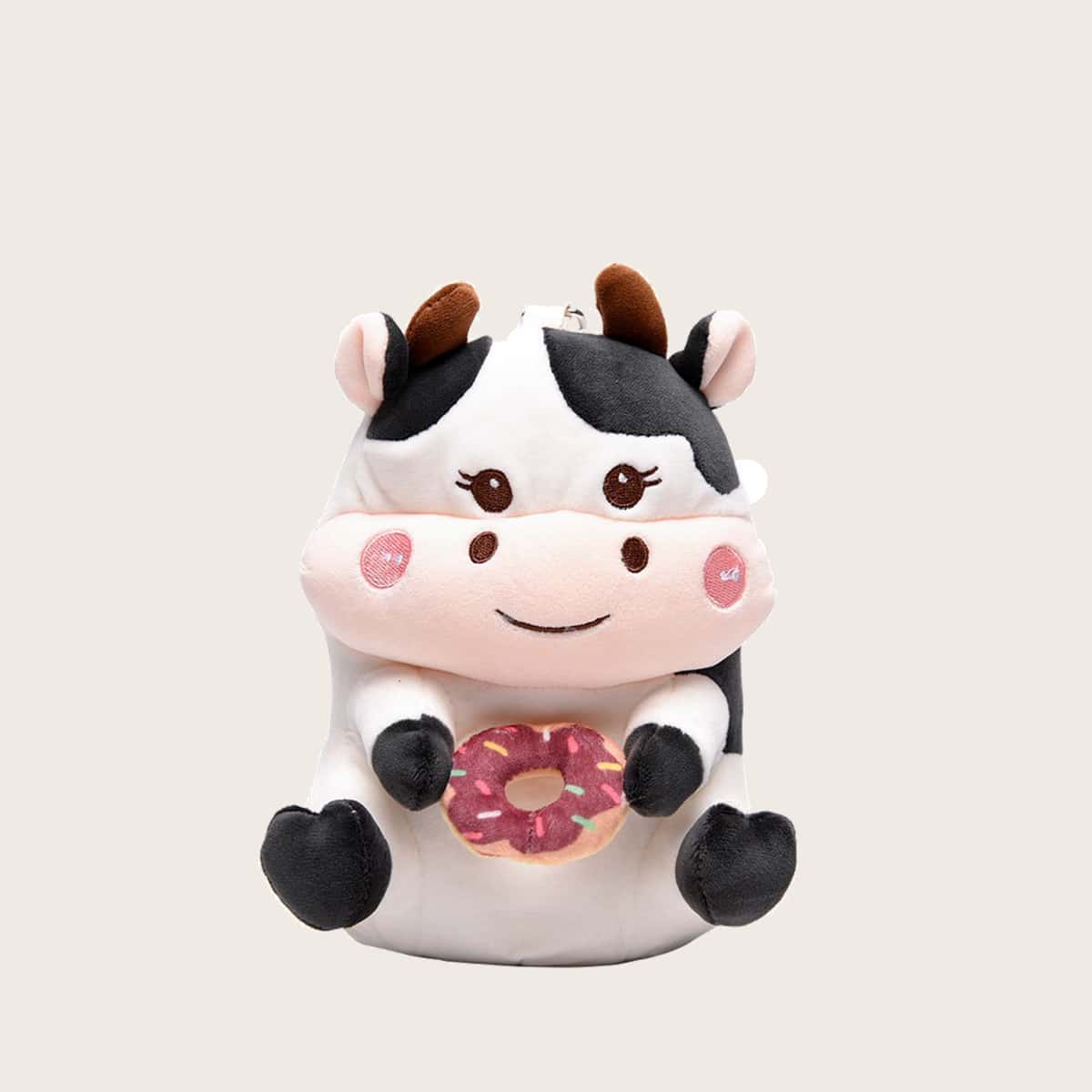 

Cartoon Cow Crossbody Bag, Black and white