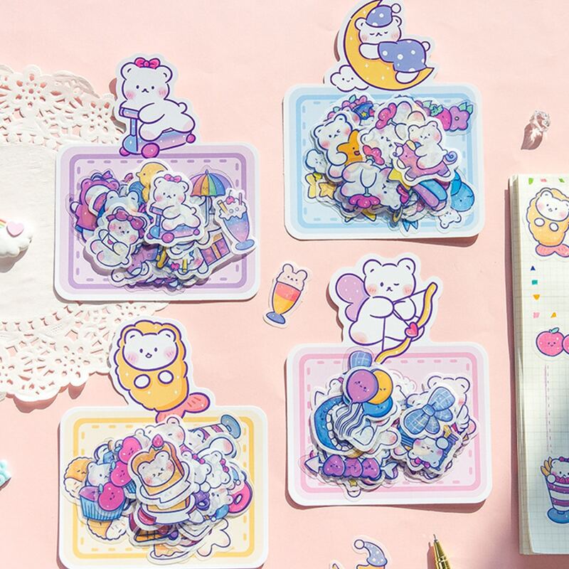 

40pcs Cartoon Graphic Random Sticker, Multicolor
