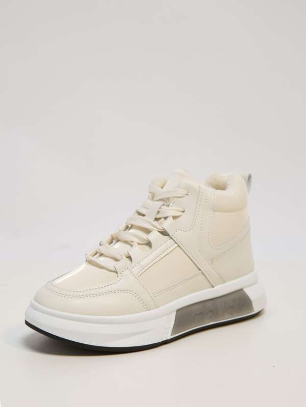 shoes with fluffy front