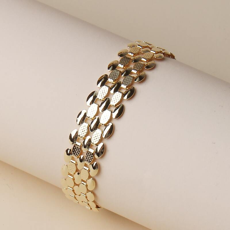 

Metal Chain Bracelet, Gold