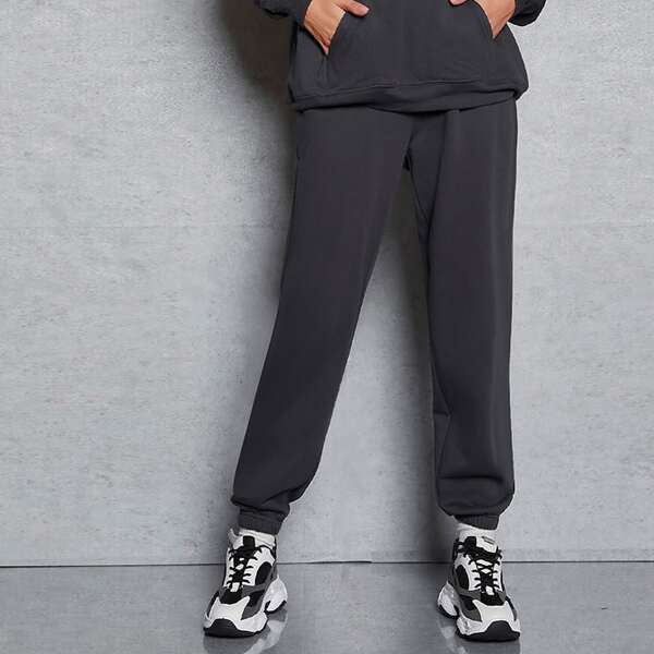 

Drawstring Waist Sweatpants, Dark grey