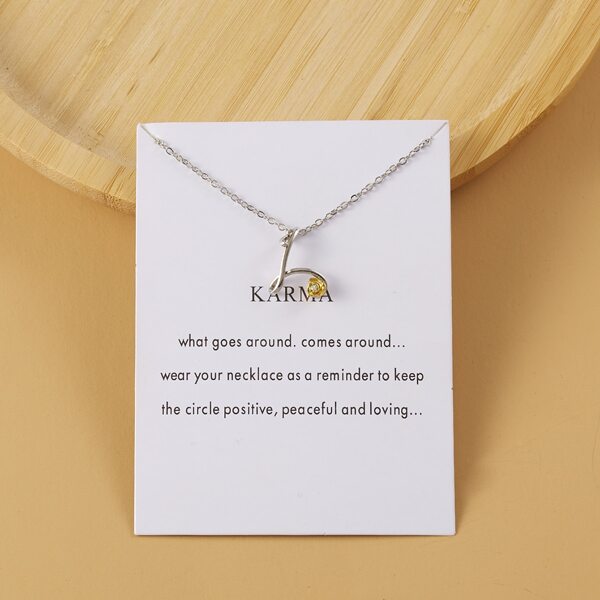 

Letter Charm Necklace, Silver