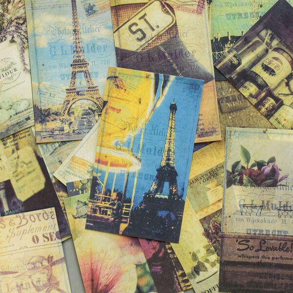 

20pcs Scenery Pattern Postcard, Multicolor