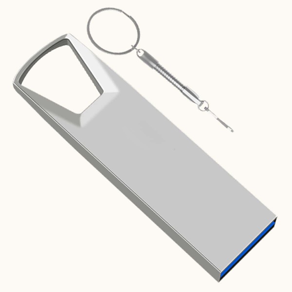 

Minimalist USB Flash Drive, Silver
