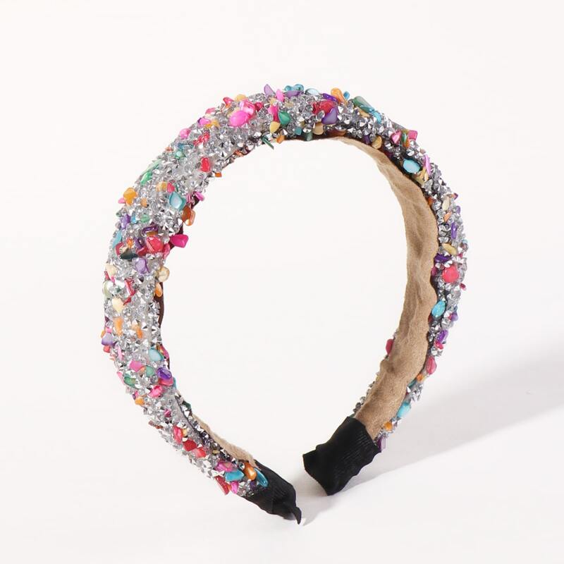 

Rhinestone Decor Hair Hoop, Multicolor