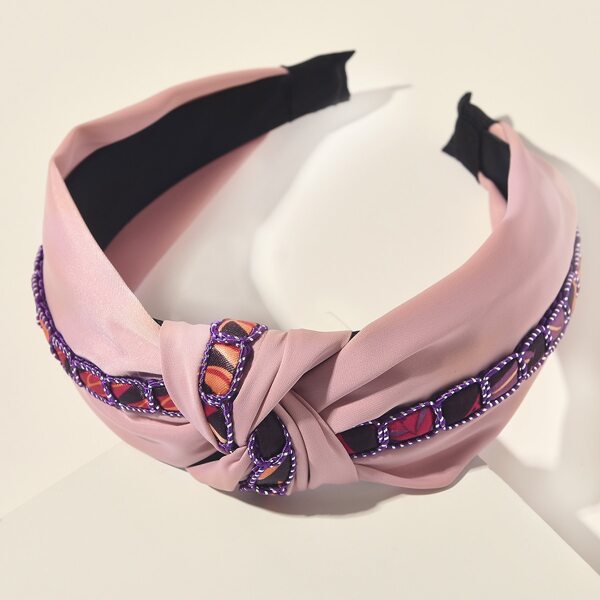 

Knot Hair Hoop, Pink