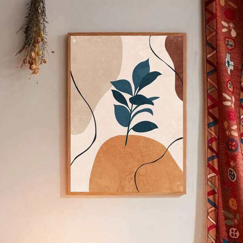 

Abstract Pattern Wall Painting Without Frame, Multicolor