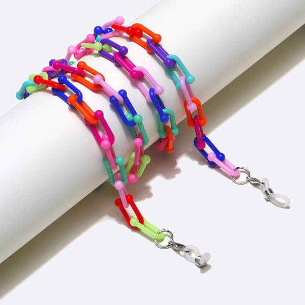 

Acrylic Glasses Chain, Multicolor