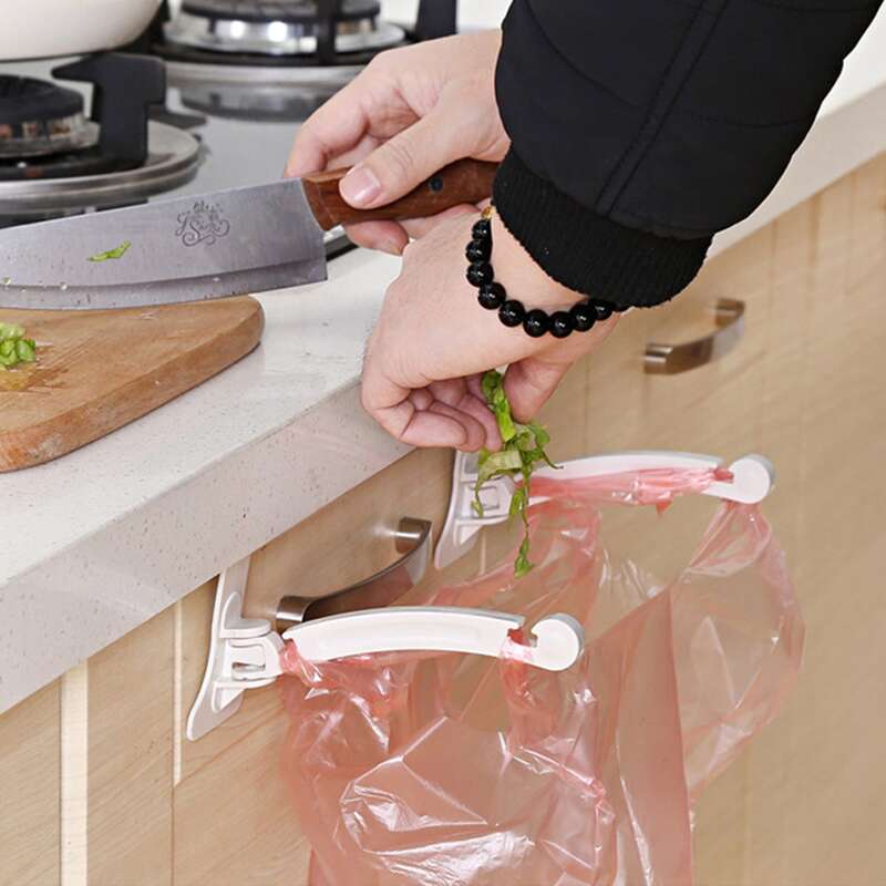 

2pcs Garbage Bag Hook, White