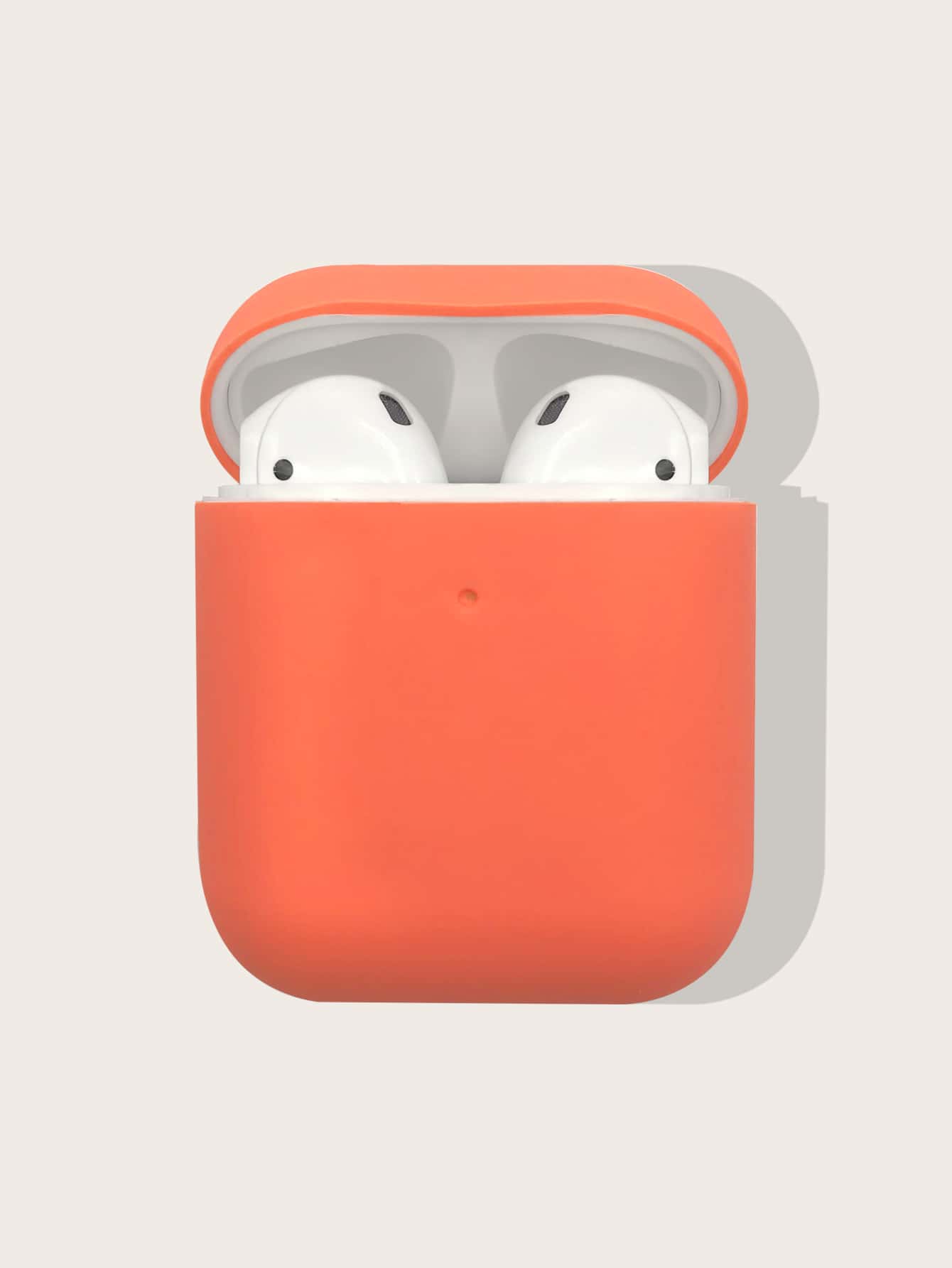 Silicone Airpods Case - Orange - View 1