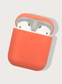 Silicone Airpods Case - Orange - View 3