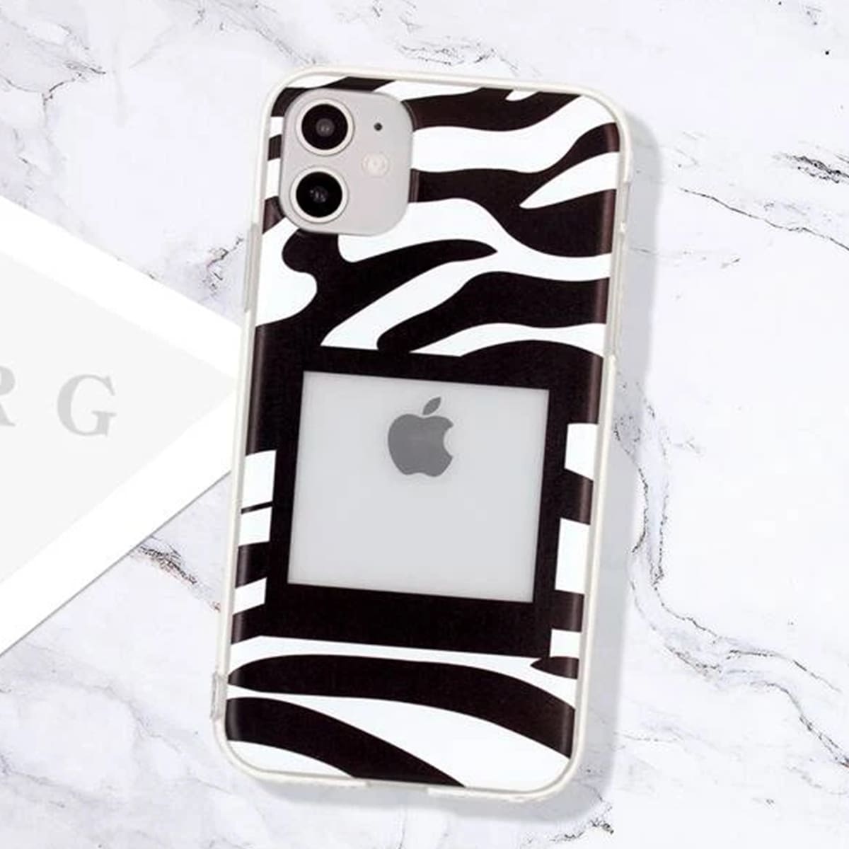 

Zebra Stripe iPhone Case, Black and white