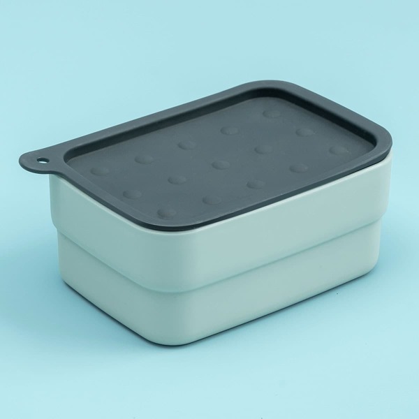 

1pc Two Tone Soap Box, Blue