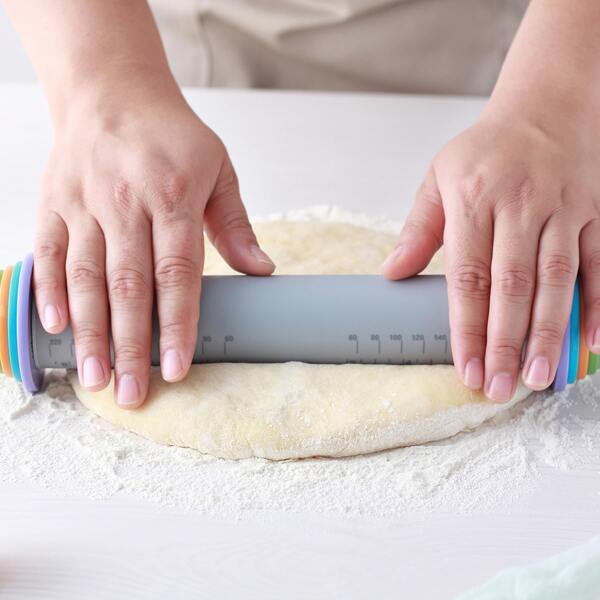 

1pc Adjustable Rolling Pin, Grey