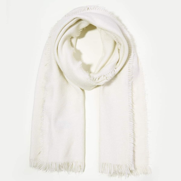 

Simple Solid Scarf, White