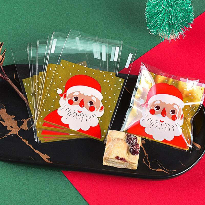 

100pcs Christmas Pattern Random Package Bag, Multicolor
