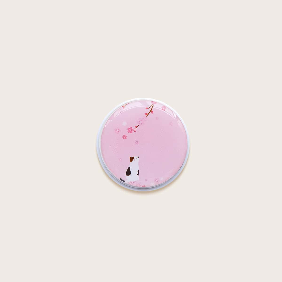 

Cat Pattern Pop-Out Phone Grip, Pink