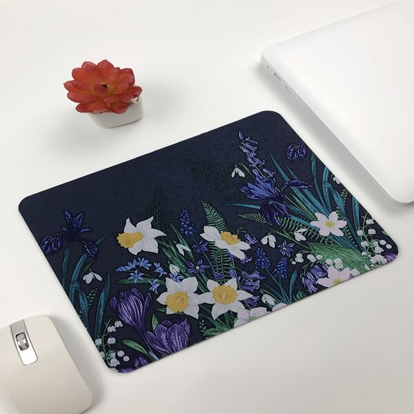 

Flower Print Mouse Pad, Multicolor