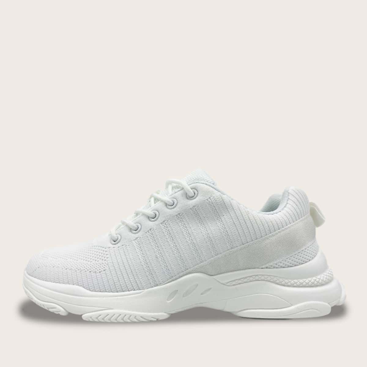 

Guys Lace-up Front Wide Fit Sneakers, White