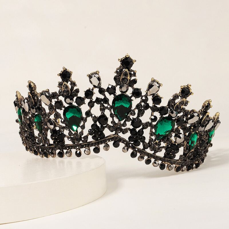 

Rhinestone Decor Crown Design Hair Accessory, Multicolor