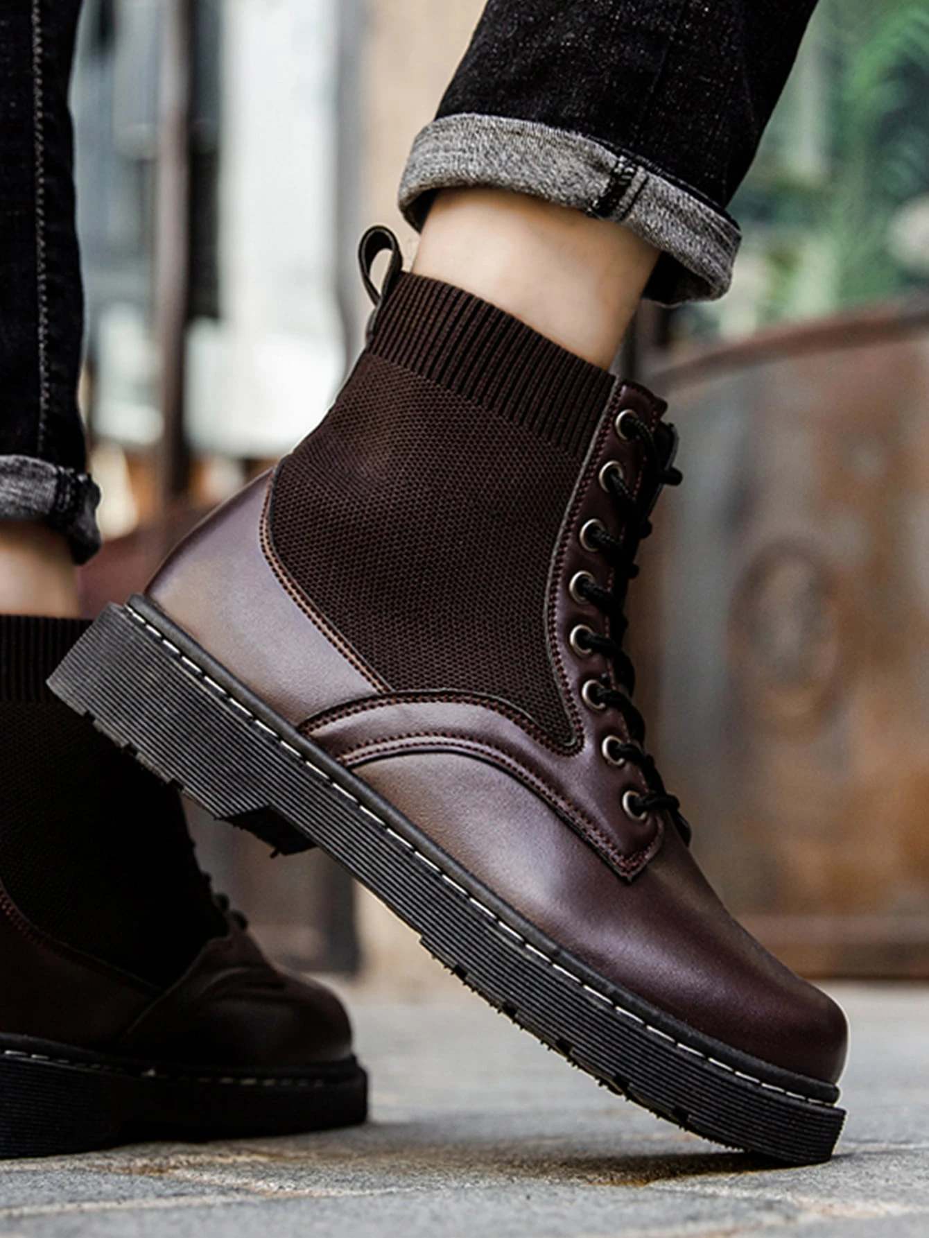 bottes transparentes homme