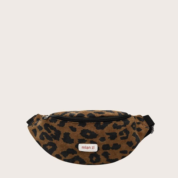 

Girls Leopard Fanny Pack, Multicolor