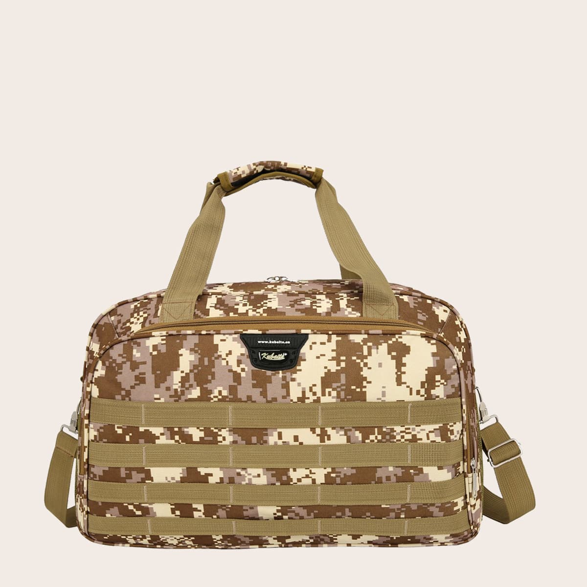 

Guys Camo Graphic Duffle Bag, Brown