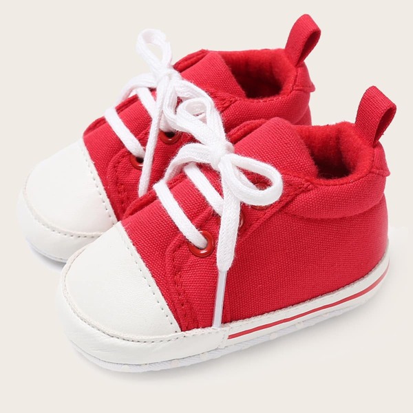 

Baby Boy Lace-up Front Sneakers, Red