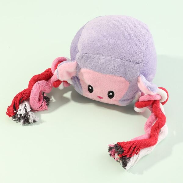 

Cartoon Shaped Dog Sound Toy, Mauve purple