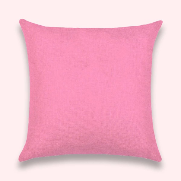 

Plain Cushion Cover Without Filler, Pink