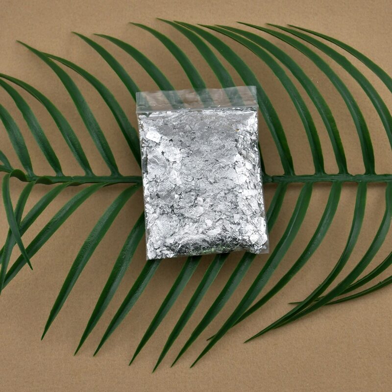 

1pack Silver Foil Nail Art Decoration
