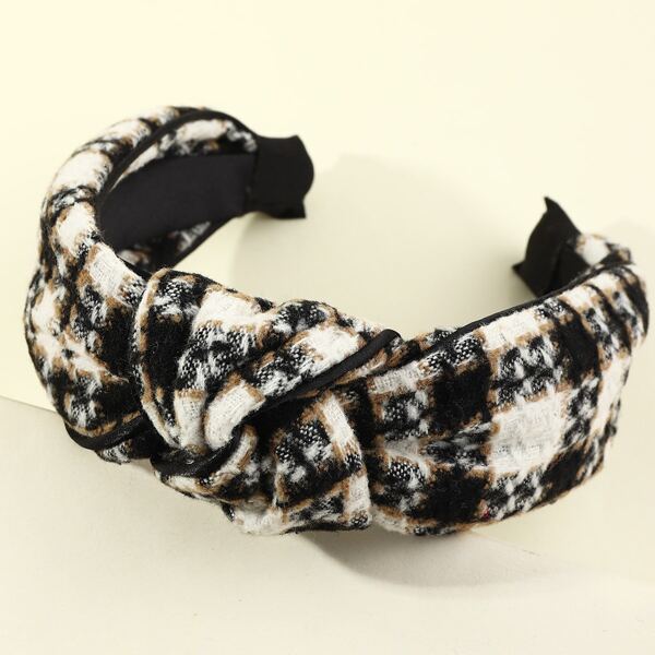 

Knot Design Hair Hoop, Black