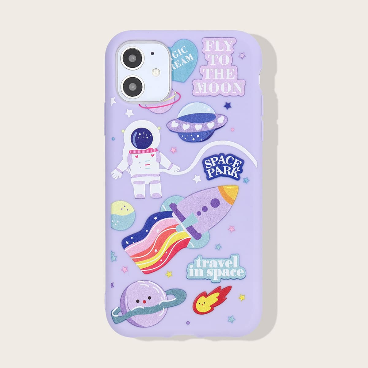 

Cartoon Astronaut iPhone Case, Multicolor